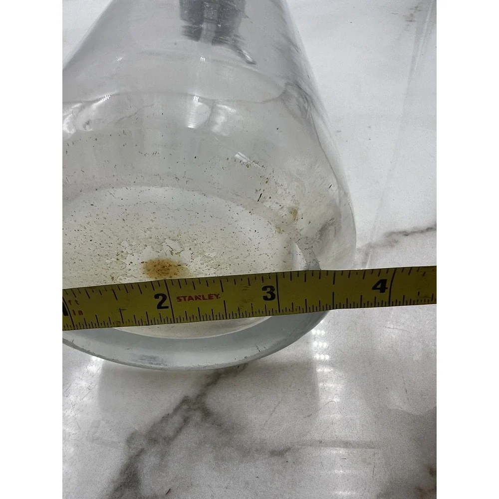 VTG Capitol District Seltzer Bottle Clear Glass Albany New York Large Dome 1920s